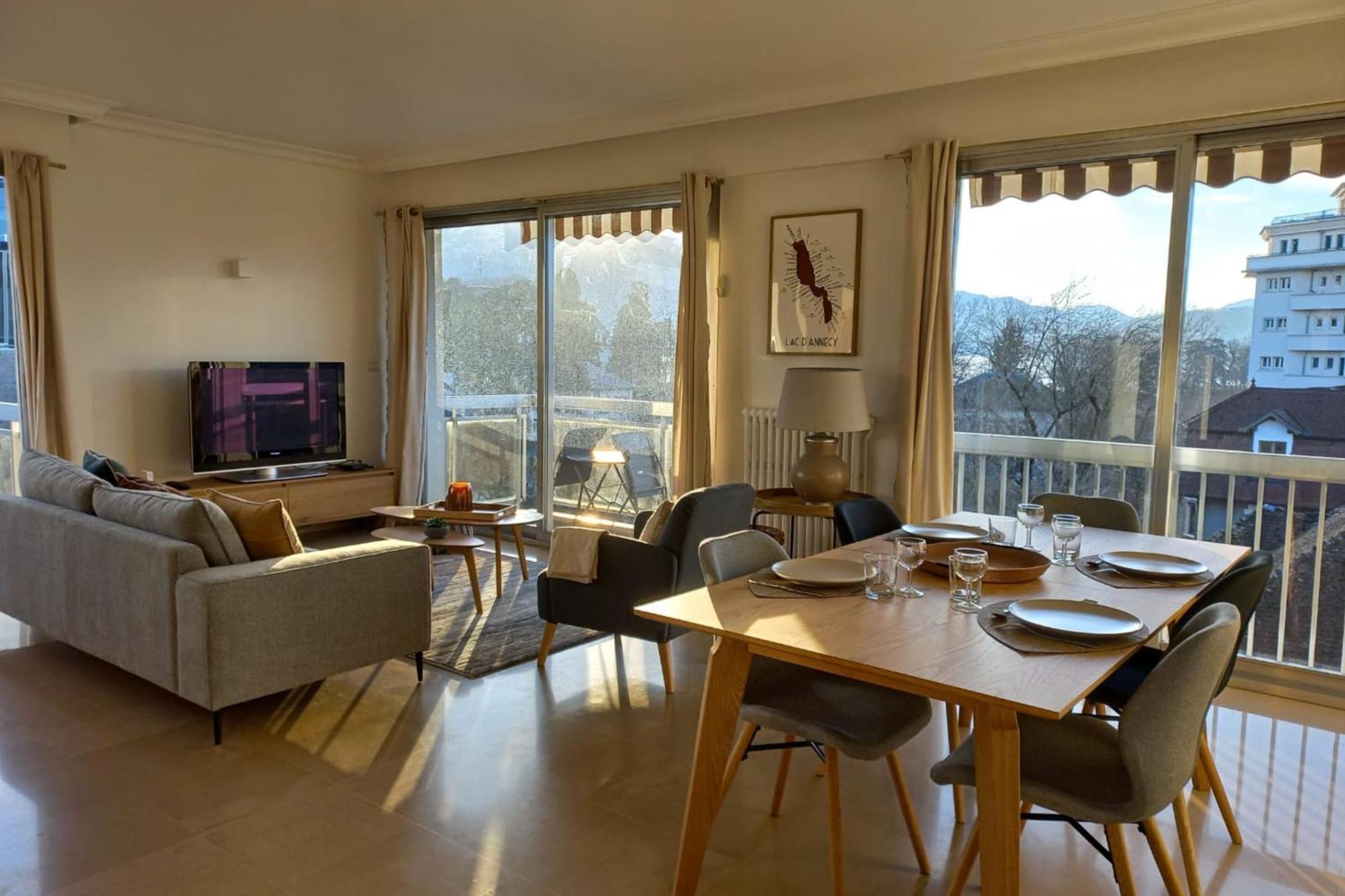 Tournette-Comfortable And Quiet Luxury Apartment 阿讷西 外观 照片
